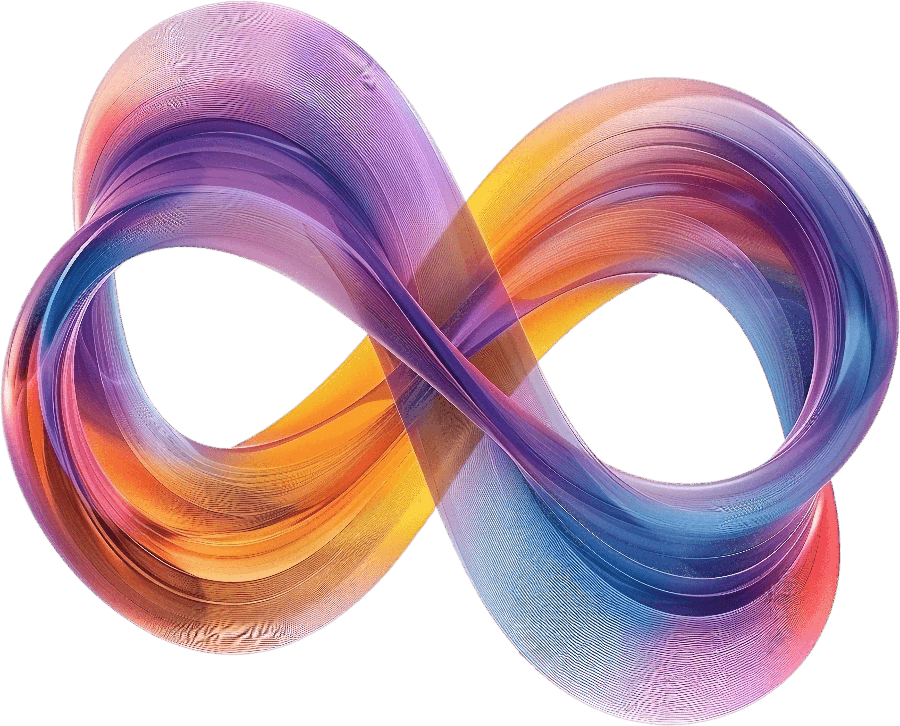 Infinity symbol representing unlimited swap amounts